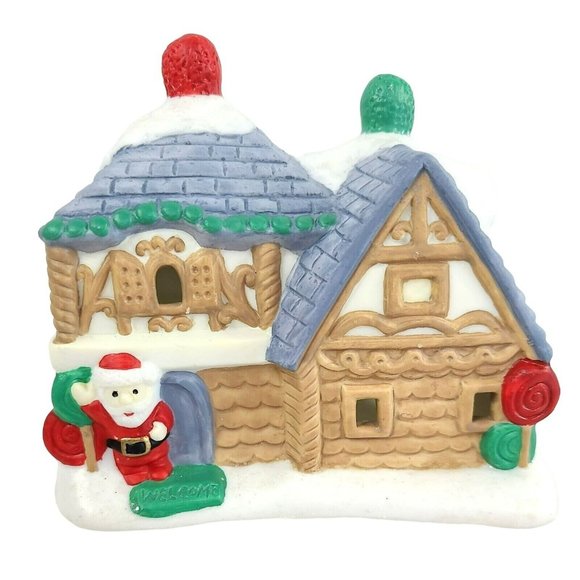 Avon Other - Vintage 1994 AVON  Santa Town Ceramic Santa's House Village
